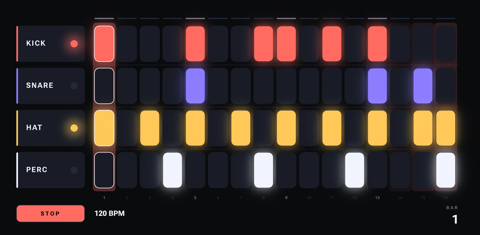 Instrument Grid